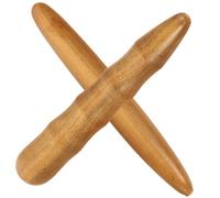 INOOMP Lot de 2 Bâtons de Massage en Bois Compacts, Masseurs Manuels Portables pour Réflexologie et Digitopuncture, Usage Corps Entier, Pieds et Mains, Outil D’auto-massage Pratique
