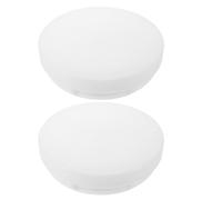 INOOMP Lot de 2 caches pour plafonnier en acrylique, diamètre 18 cm, | Diffuseur de lumière de rechange, montage encastré et installation facile, diamètre intérieur de 14,7 cm (5,8 po),
