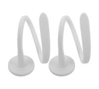 INOOMP Lot de 2 cales de porte pour lave-linge à chargement frontal, | Support d'ouverture de ventilation, courbure ajustable, maintient la trappe entrouverte, favorise le séchage du tambour,