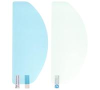 INOOMP Lot de 2 Films Anti-Buée Protection la Pluie pour Casque de Moto, Compatible Modèles, Installation Facile, Visibilité Optimale, Protection Pluie Moto pour Motards