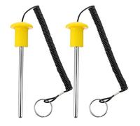 INOOMP Lot de 2 goupilles de de Poids magnétiques avec Corde de Traction, Remplacement Universel et Robuste pour Accessoires de Machine d'exercice à Domicile