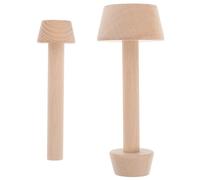 INOOMP Lot de 2 Moules à Tartelettes aux Œufs en Bois, Poussoir à Pâtisserie Multifonction pour Mini Muffins et Tartes, Surface Lisse, Tailles Variées, pour Amateurs de Pâtisserie