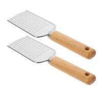 INOOMP Lot de 2 Râpes à Fromage Manuelles en Acier Inoxydable, Multifonction pour Fromage, Légumes et Truffes, Ustensile Cuisine Solide, Couleurs Assorties, Usage Couleur Aléatoire