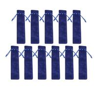 INOOMP Lot de 20 Trousses à Cordon en Molleton Double Face Anti-Rayures pour Stylos, Étuis de Protection pour Étudiants et Écoliers, Rangement Pratique pour Bureau et Paquet à Main