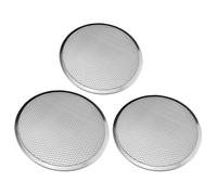 INOOMP Lot de 3 Plaques à Pizza Perforées en Alliage D'aluminium Épaissi, Plaques de Cuisson Rondes Résistantes la Chaleur pour Four, Ustensiles de Cuisson Multifonctions pour Pizza,