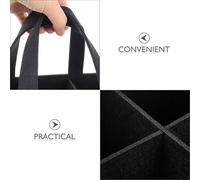 INOOMP Lot de 3 Sacs à vin avec poignées et 6 Compartiments - fourre-Tout en Feutre pour Bouteille, Organisateur de Voyage pour Pique-niques, Emballage Cadeau