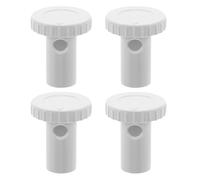 INOOMP Lot de 4 Bouchons Ronds en Plastique Étanches pour Vidange de Congélateur et Réfrigérateur, Compatibles Universellement, Hauteur 4 Cm, Protection Anti-Fuite pour Usage Domestique