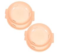 INOOMP Lot de 4 Capuchons de Protection en Abs pour Détecteur de Fumée, Couverture Anti-poussière Rouge, Prolonge la Durée de Vie, Compatible Maison et Commerces