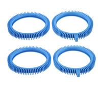 INOOMP Lot de 4 pneus de Rechange pour Nettoyeur de Piscine - Roues Avant et arrière en PVC avec Bosses pour l'entretien des piscines creusées