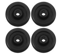 INOOMP Lot de 4 roulettes Universelles pour Équipements Fitness en PP et Pa, Rotation Fluide, Déplacement Facile, Compatibles Appareils de Musculation, pour Entraînement à Domicile