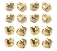 INOOMP Lot de 400 Clochettes pour Collier de Chien 16 Mm Électrolytique Jaune, Son Clair et Puissant, Design Croix Unique, Légères et Confortables, Accessoires pour Colliers