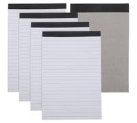 INOOMP Lot de 5 Blocs-notes Détachables en Papier, Cahiers Portables pour Prise de Notes, 25 Feuilles par Carnet, pour Étudiants et Enseignants