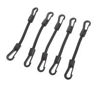 INOOMP Lot de 5 tendeurs élastiques avec Crochets - Sangles d'arrimage - pour Le Camping - pour Bagages, Toit, Tente, bâche, vélo, Voiture, Camping-Car