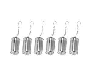 INOOMP Lot de 6 Passoires à Thé en Acier Inoxydable, Filtres Créatifs Réutilisables Maille Fine, Faciles à Nettoyer, Adaptés à Types de Thé, Maison Dégustation