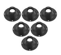 INOOMP Lot de 6 Pavillons Tweeter Haute Fréquence 95 Mm en Plastique Filetage 34 Cœurs, Compatible Haut-parleurs Audio Domestiques et Système Home Cinéma, pour Sonorisation de Scène