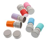 INOOMP Lot de 6 Tampons Portables pour Enseignants Motifs de Dessins Animés, Auto-Encreurs, Système Anti-Fuite d'Encre, Ergonomiques, pour Évaluation Scolaire et Couleur Aléatoire