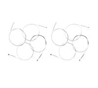 INOOMP Lot de 8 Cordes de Violon 4/4 Solide Kit Complet Pièces de Violon en Matériau Solide Cordes Résistantes pour Remplacement Facile pour Usage Orchestral et Musical