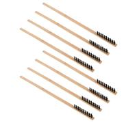 INOOMP Lot de 8 Petites Brosses de Nettoyage pour Cages à Oiseaux et Petits Animaux, Brosse Fine pour Perchoirs, Outil Précis pour Déjections, Nettoyage Hygiénique et Entretien