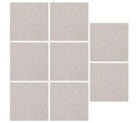 INOOMP Lot de 8 Plaques de Mica Résistantes la Chaleur pour Micro-ondes Argentées, Protection Anti-éclaboussures Cuisine et Réchauffage des Restes