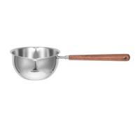 INOOMP Louche à Soupe en Acier Inoxydable Bec Verseur Double et Manche Long Incliné pour Service Facile de Soupes, Sauces et Jus Cuisine Professionnelle