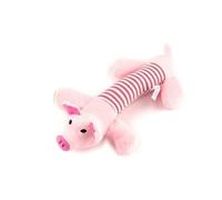 INOOMP Mâcher Sonore pour Chien en Peluche Rose, Compagnon Câlin et Interactif pour Réduire L'ennui et Soigner Les Dents Couleur Aléatoire
