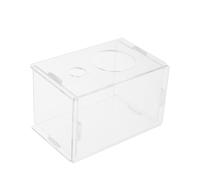 INOOMP Maison De Cachette Transparente pour Hamsters Accessoires pour Petits Animaux Abri Confortable pour Gerbilles Et Hamsters Facile à Nettoyer Placer Ensoleillé