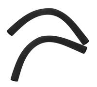 INOOMP Manchons En Mousse Universels Pour Poignée De Poussette Bébé, Protection Antidérapante Noire, 2 Pièces, Housse En Éponge Robuste, Confortable Et Facile à Installer, Usage Poussette Et