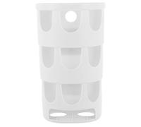 INOOMP Mangeoire pour Cage à Lapin en Plastique Blanc, Support à Foin Pratique et Facile à Remplir, Grand Récipient Anti-gaspillage pour Petits Animaux