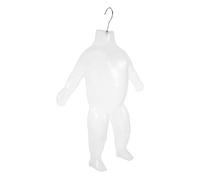 INOOMP Mannequin Plastique Corps Entier pour Garçon et Filles avec Bras et Jambes, Robuste et Facile à Ranger, pour Magasins de Vêtements et Centres Commerciaux