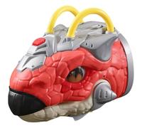 INOOMP Marionnette à Main Dinosaure Éducatif à Main en Plastique Rouge, Grosse Taille, pour Raconter des Histoires et Jeux de Rôle, Fêtes et Écoles