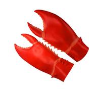 INOOMP Masque de Homard Latex Réaliste pour Costume Halloween Accessoire Pince Crabe Rouge Déguisement Animal pour et Cosplay