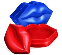 INOOMP Masques Hydratants Lèvres 2 Boîtes Disques de Gel Lèvres Exfoliants et Nourrissants Soin Intensif Matin et Soir Soin Cosmétique Femmes Portable et Présent