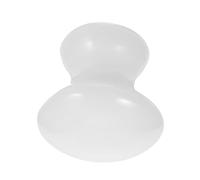 INOOMP Masseur de Pierre en Jade Blanc Forme Champignon pour Visage, Améliore la Circulation Sanguine et Traite les Points de Déclenchement, Accessoire de Massage Relaxant