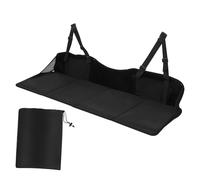 INOOMP Matelas Pneumatique Noir pour Siège Arrière de Voiture Confortable en Flocage, pour Voyages et Road Trips Multifonctionnels