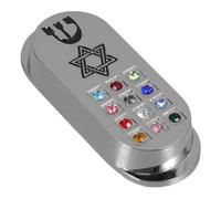 INOOMP Mezuzah Juive Métal Vintage pour Voiture de Prière Protecteur Décoratif Ornement Suspendu pour Véhicule et Voyageurs