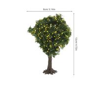 INOOMP Mini-Arbre pour Micro-Paysage Modèle Arbre Végétal pour Scène Miniature Décoration De Maison De Poupée Accessoire De Bricolage