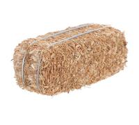 INOOMP Mini Botte de Foin Décorative Miniature en Fausse Paille, Texture Réaliste, Ambiance Champêtre pour Décoration Automnale, Maison de Poupée, Diorama et Jardin Féérique