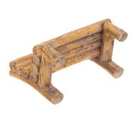 INOOMP Mini Chaise Miniature pour Maison de Poupée et Décor de Bonsaï, Support de Téléphone Bureau, Résine, Accessoire Micro-Jardin Décoratif, Ornement Village Noël, Usage Intérieur