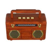 INOOMP Mini Enceinte sans Fil Rétro Portable Caisson de Basses, Design Vintage en Abs, Aventures en Plein Air Pique-niques