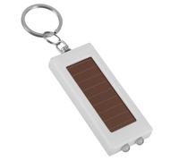 INOOMP Mini Lampe Torche LED Solaire Porte-clés Compacte Rechargeable Urgence avec Lumière Puissante Portable et Résistante pour Extérieur et Poche