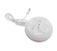 INOOMP Mini Machine à Laver Portable Turbo 30w Interrupteur USB pour Sous-vêtements et Chaussettes, Design Compact Abs, Maison Voyages