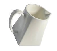 INOOMP Mini Pichet à Lait Céramique avec Anse Pot pour Café Thé et Sauce Design Compact et Élégant Porcelaine Blanche pour Service de Sucre et Miel