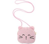 INOOMP Mini Sac Bandoulière en Peluche Chat Rose pour Garçon et Filles