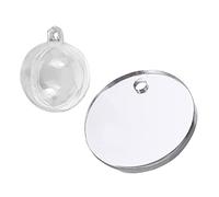 INOOMP Miroir Flottant Double Face Acrylique pour Aquarium Betta Décoration pour Poissons Eau Douce et Salée Accessoire de Formation et Ornement de Bassin