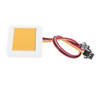 INOOMP Module Variateur Tactile LED à 3 Voies pour Miroir de Salle de Bain, Interrupteur Blanc en Plastique, Économie D'énergie, pour Coiffeuses et Vanités