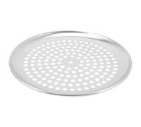 INOOMP Moule à Pizza en Acier Pizza Steel Perforé pour Cuisson Uniforme, Anti-déformation, Accessoire pour Pizza-making At Home