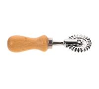 INOOMP Moule Emporte Biscuit Acier Inoxydable avec Roulette Pâtisserie à Motifs Relief Manche Ergonomique pour Pâtisserie Gâteaux et Biscuits