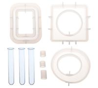 INOOMP Moule en Silicone pour Vase DIY en Résine Époxy Cristal, Facile à Utiliser Ranger, Forme Rectangulaire et Carrée, pour Décorer Votre Maison