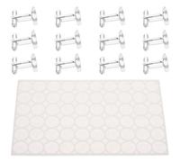 INOOMP Moule en Silicone Set Complet 12 Boutons Facile à Nettoyer et Réutilisable pour Boutons de Manchette DIY Fabrication Artisanale Garçon et Filles