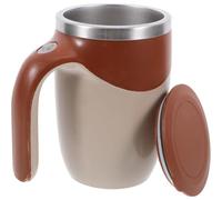 INOOMP Mug à Café Auto-mélangeur Électrique en Acier Inoxydable 2 Pièces, Agitateur Rapide, Matériau Abs Pp, pour Voiture Cuisine